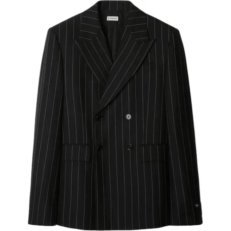Burberry FW24 Business Suit Coat Men's Black