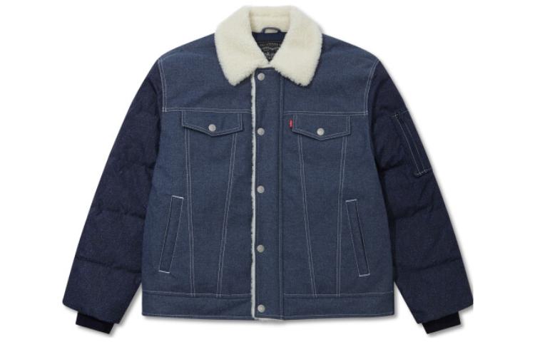 Levis Down Jackets Men's Blue Lapel Moderate Other