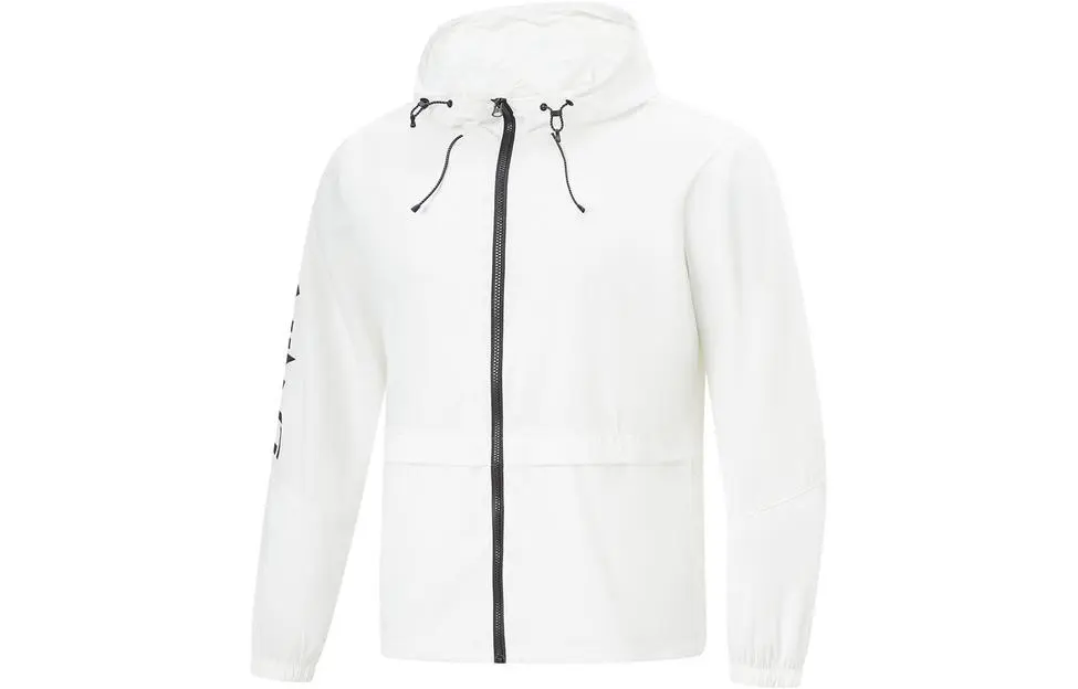 Li Ning Fitness Series UV Protection Sun Protection Clothing Men's Standard White