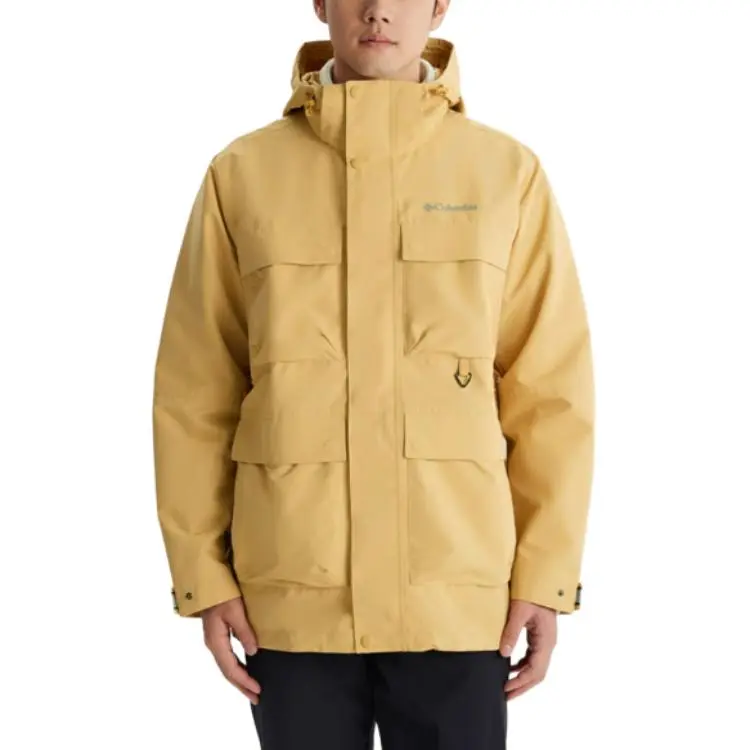 Columbia Transit Waterproof And Warm Windbreaker Jacket Men's Yellow