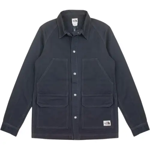THE NORTH FACE Denim Jacket Men's Black Gray