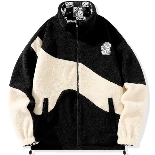 DoraemonA Velvet feel Coat Fall Winter Unisex