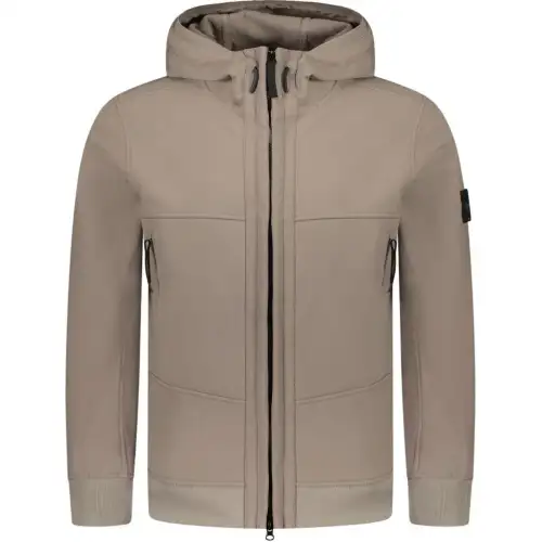 STONE ISLAND Zip Up Hooded Jacket