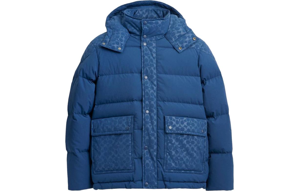 Мужской пуховик COACH (синий)