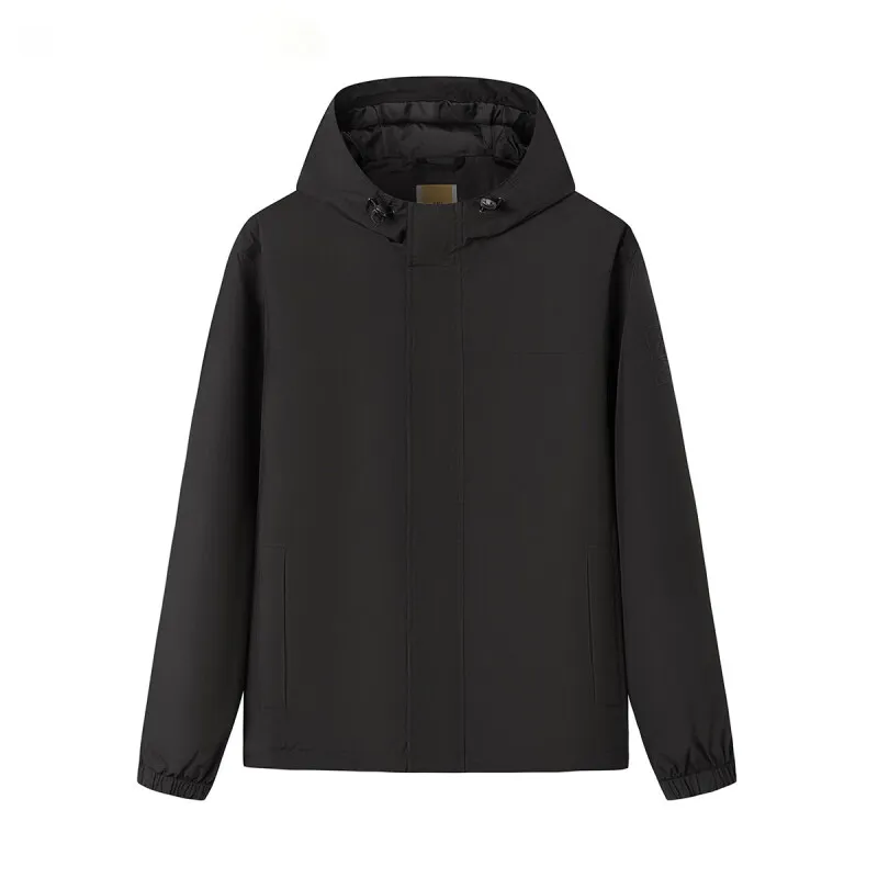 Timberland Waterproof, Windproof, And Abrasion Resistant Windbreaker Jacket Men's Black