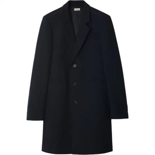 Burberry Coat Men's Marine Blue