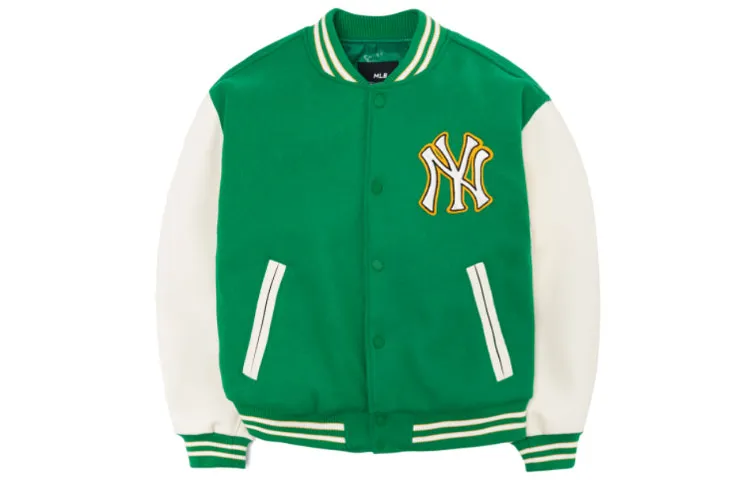 MLB Baseball Jacket Unisex Green