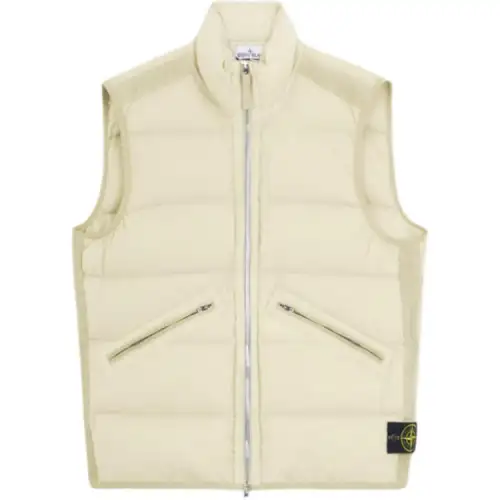 STONE ISLAND High Neck Zipped Down Vest