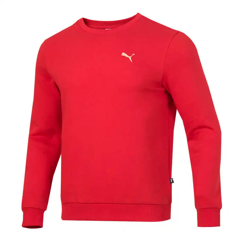 PUMA Sports Life Collection CNY New Year Edition, Fleece Lined Crew Neck Loose Fit Brand Logo Sweatshirt Men's