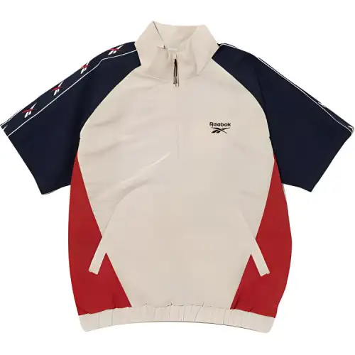 Reebok Vector Block Jackets & Coats Unisex Beige/Marine Blue