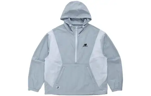 New Balance Sun Protection Clothing Unisex Light Blue Hooded Moderate