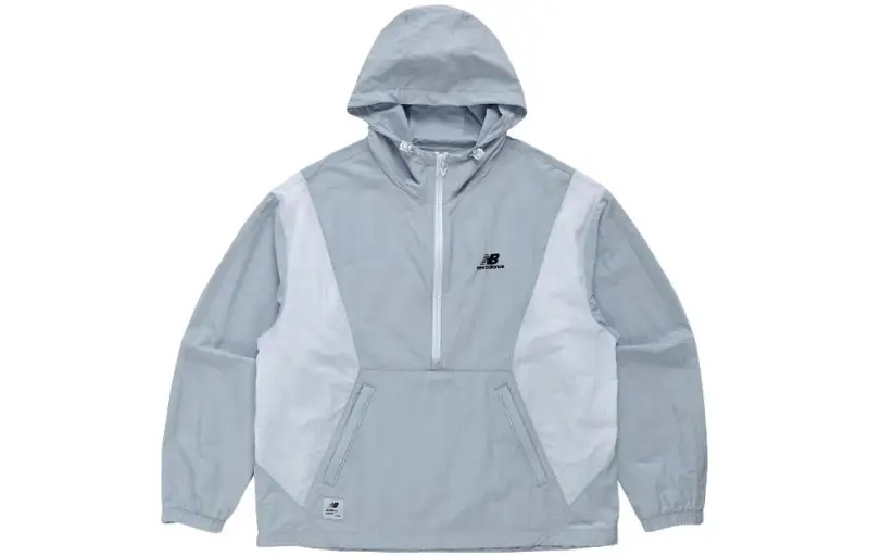 New Balance Sun Protection Clothing Unisex Light Blue Hooded Moderate