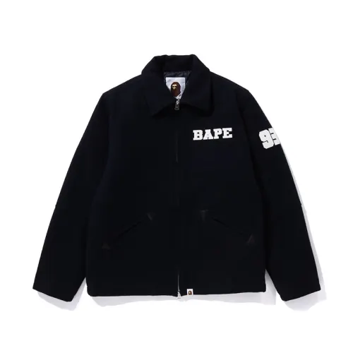 Bape Bape Melton Zip Jacket