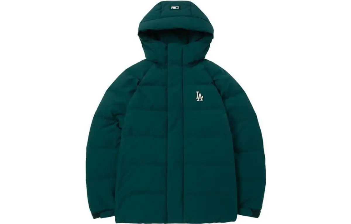 MLB Down Jackets Unisex Dark Green Hooded (Non-detachable) Moderate