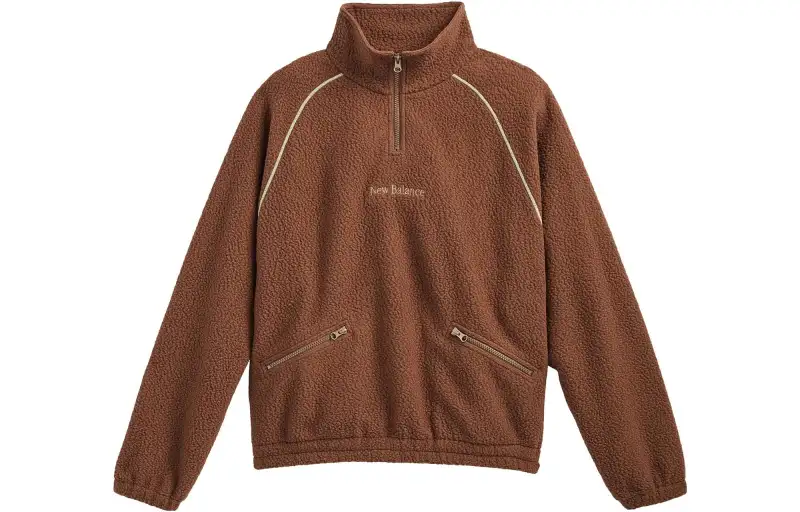 New Balance X Auralee New Balance X AURALEE Velvet Jackets Men's Brown Stand Collar Moderate