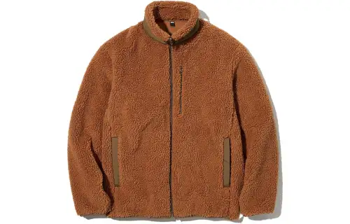 UNIQLO Jacket Unisex Orange Brown