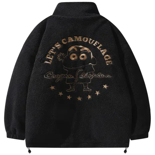 Crayon Shinchan Velvet feel Coat Unisex