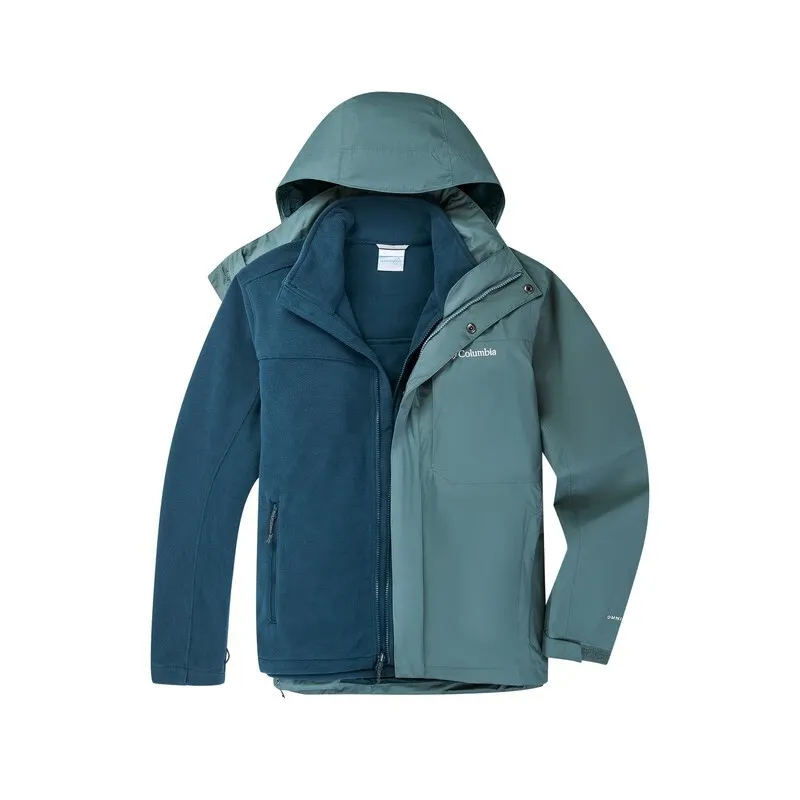 Columbia City Outdoor Collection Waterproof, Abrasion-Resistant, Thermal Windbreaker Jacket Men's Cyan