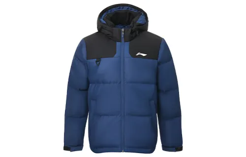 Li Ning Badminton Collection Down Jacket Men's Navy