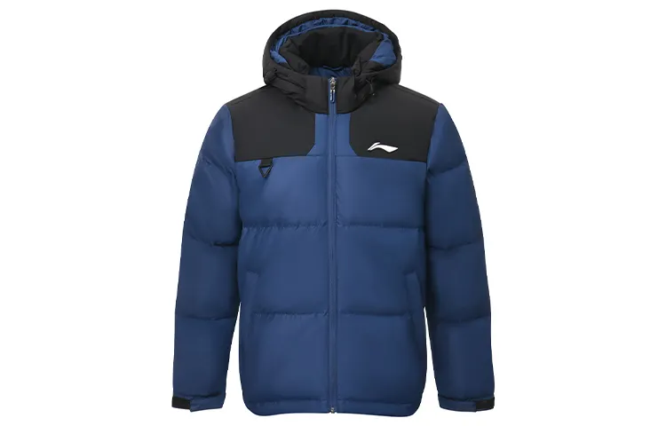 Li Ning Badminton Collection Down Jacket Men's Navy