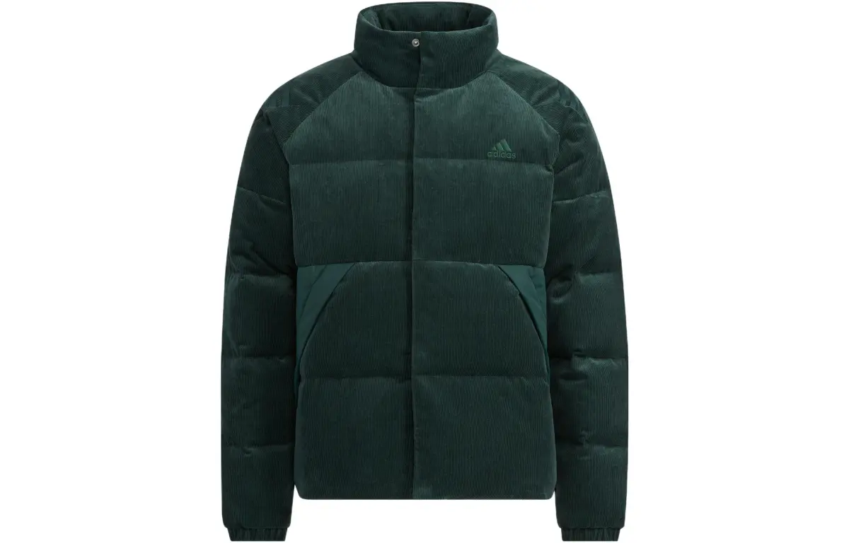 Adidas CORDUROY DOWN JACKET Down Jacket Standard Men's Green