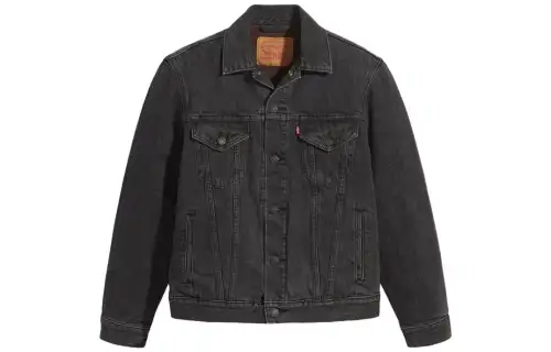 Levis Denim Jacket Men's Black Gray