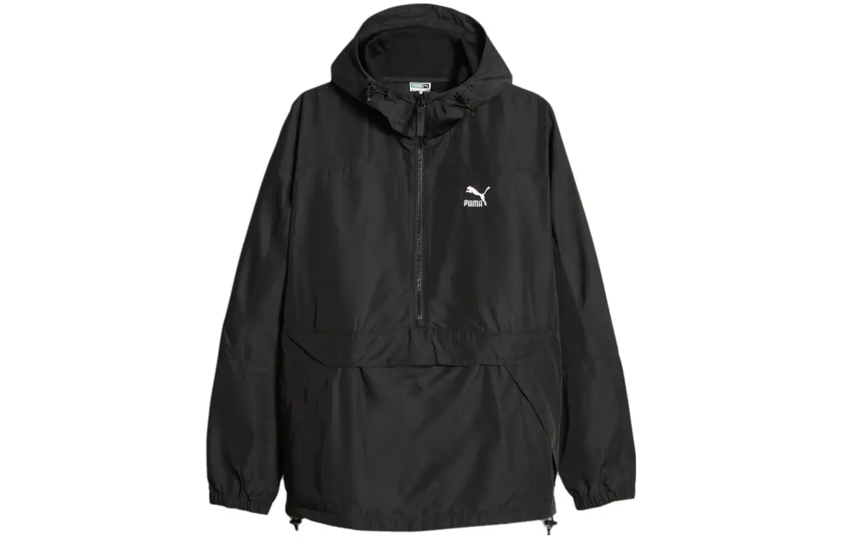 PUMA Jackets Men's Black Hooded Moderate Other