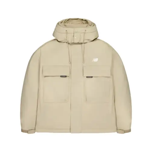 New Balance Sports Life Collection Down Jacket Men's Ecru