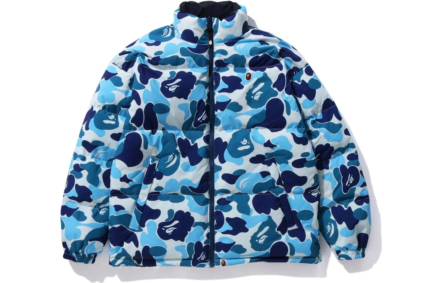 A BATHING APE Abc Camo Reversible Down Jacket 1J80-144-007