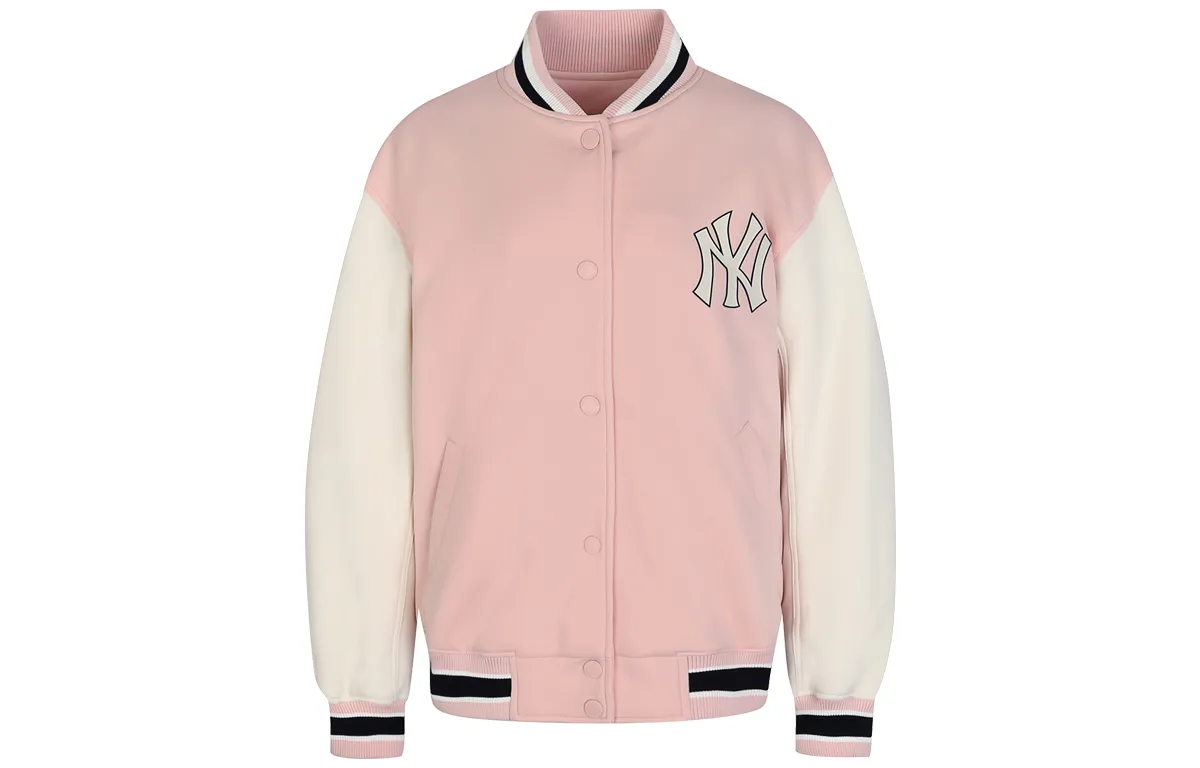 MLB Baseball Jacket Unisex Pink