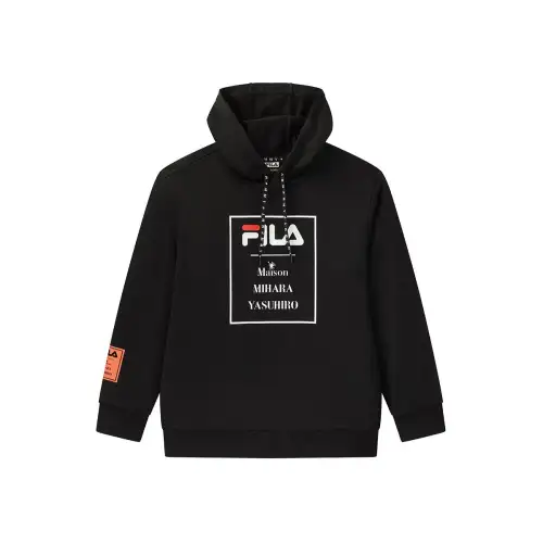 FILA x Maison Mihara Yasuhiro Sweatshirt Men's Jet Black