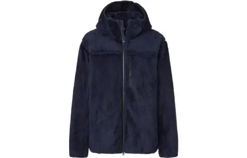 UNIQLO Velvet Jackets Unisex Hooded Moderate
