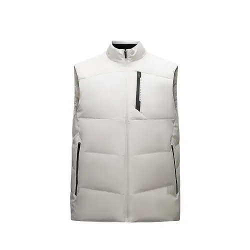 Anta Variety Training Collection Vest Men's White Coffee Brown