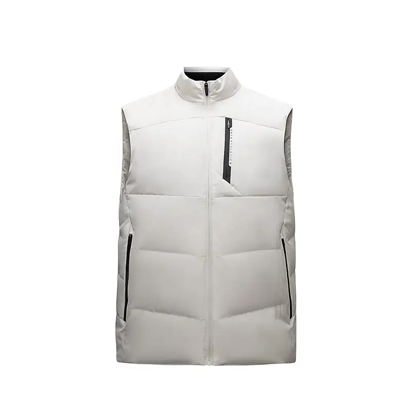 Anta Variety Training Collection Vest Men's White Coffee Brown