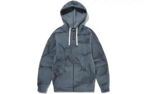 THE NORTH FACE Velvet Jackets Men's Blue Hooded Moderate
