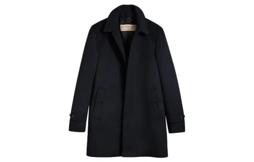 Burberry Coat Men's Marine Blue