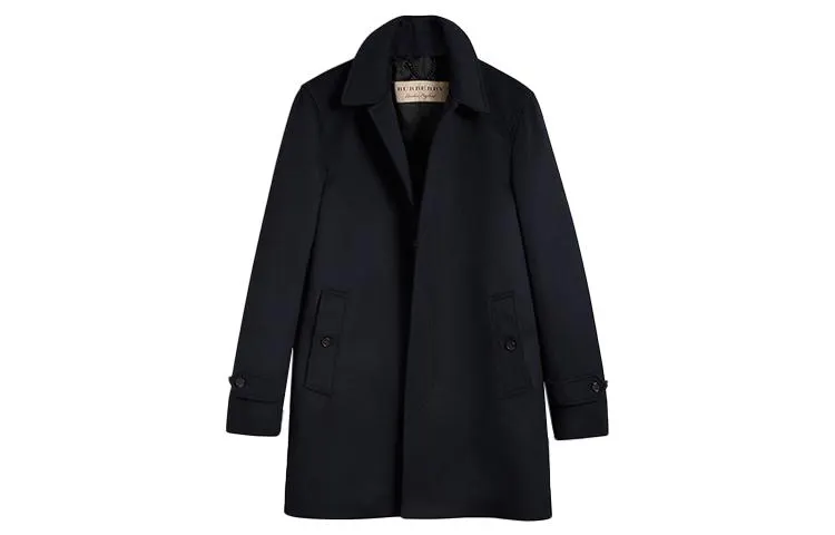 Burberry Coat Men's Marine Blue