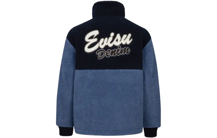 EVISU Jackets Men's Multicolor Stand Collar Moderate Reversible