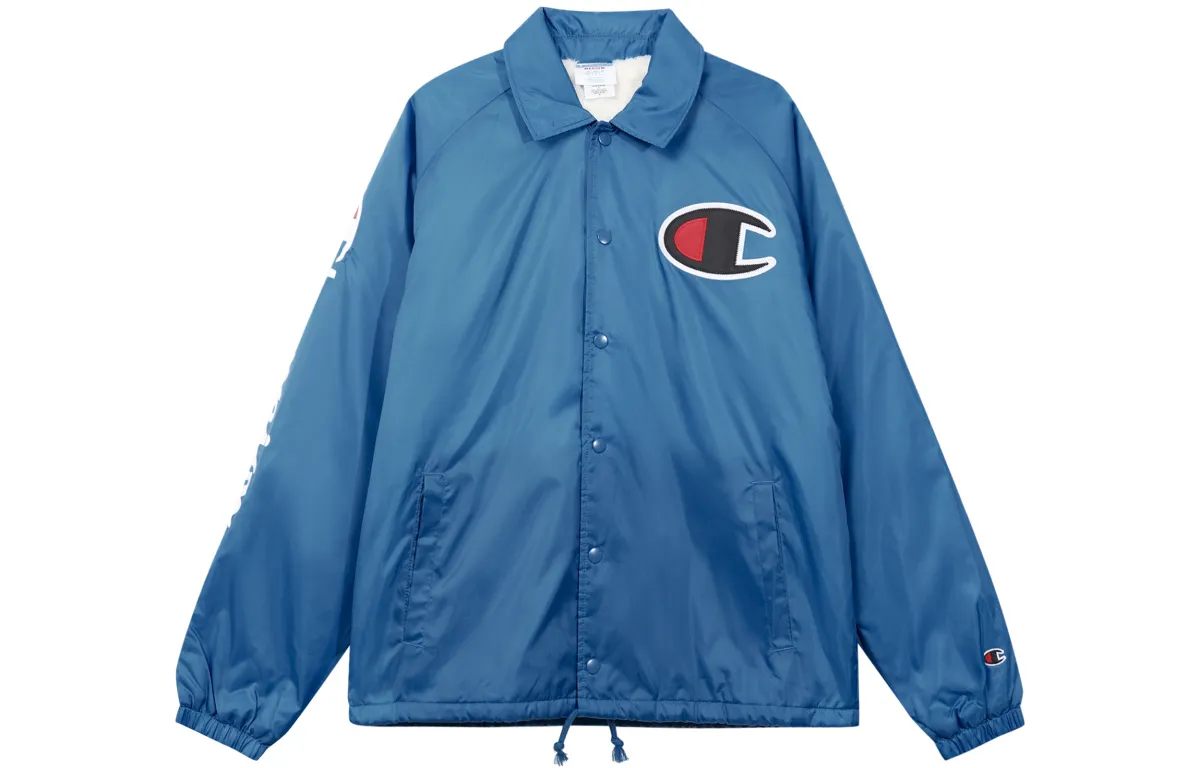 Champion Velvet feel Coat US Version Unisex Royal Blue