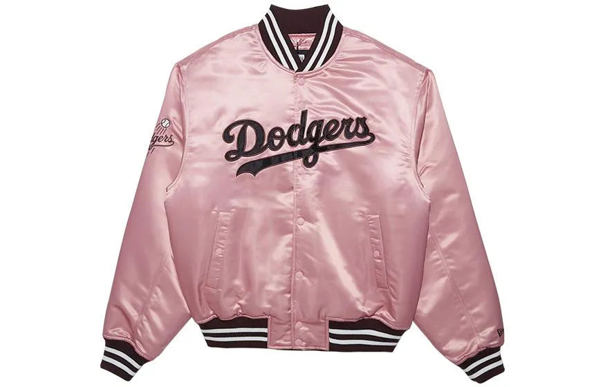 New Era FW22 Baseball Jacket Unisex Pink