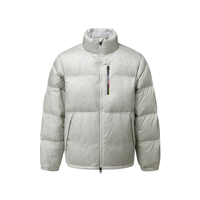 Мужская куртка Salomon Contour SPORTSTYLE DOWN (светло-серая)