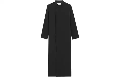 SAINT LAURENT SS23 Coat Men's Black