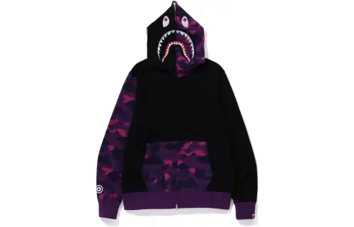 Bape Color Camo Shark Full Zip Hoodie FW23