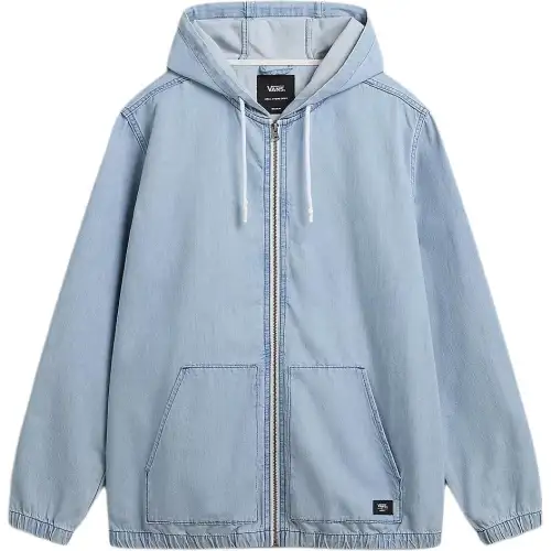 Vans Denim Jackets Men's Blue Hooded Moderate Other