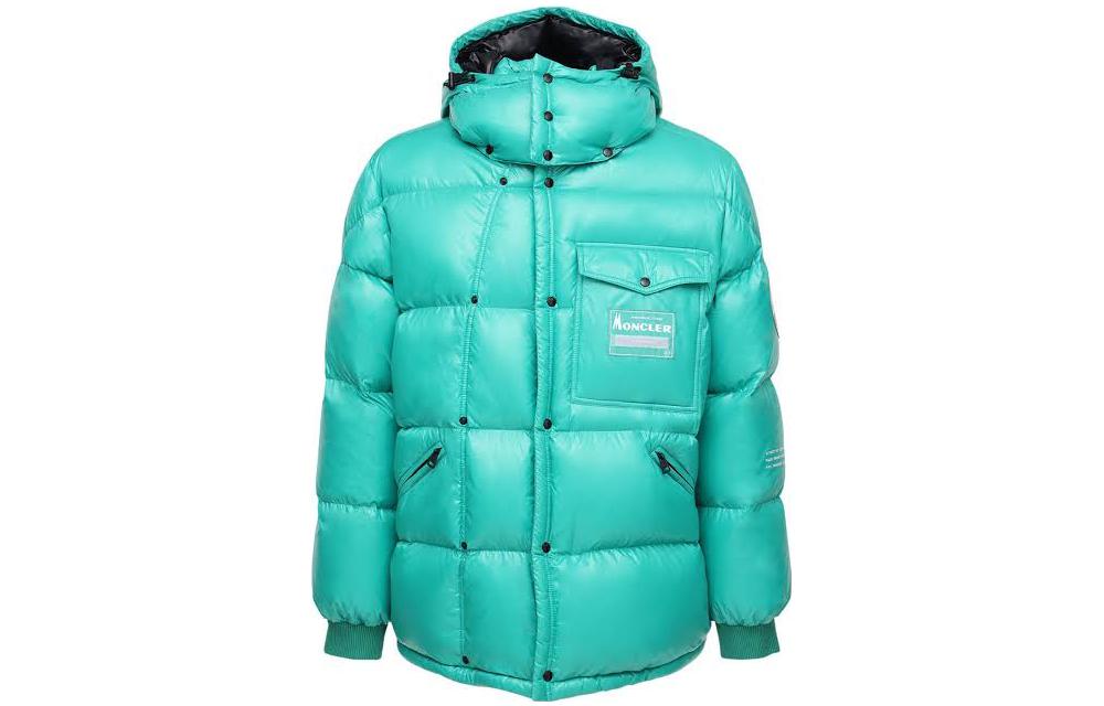Мужской пуховик MONCLER GENIUS x FRGMT (голубой)