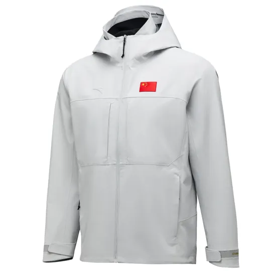 Anta Waterproof, Windproof, And Breathable Outdoor Windbreaker Jacket Unisex
