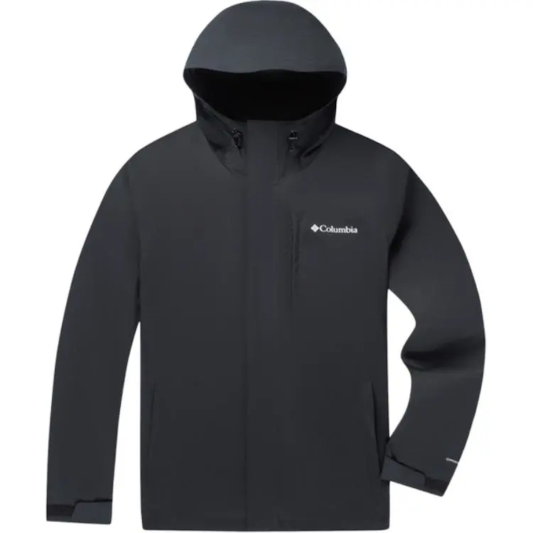 Columbia Omni Heat 2024 Fall Waterproof Thermal Heat Reflective Windbreaker Jacket Men's Black