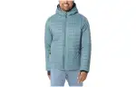 ASICS Jackets Men's Mist Cyan Hooded Moderate Other