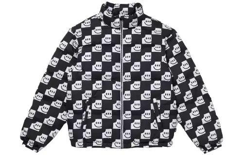 Vans Jackets Men's Black Stand Collar Moderate Other