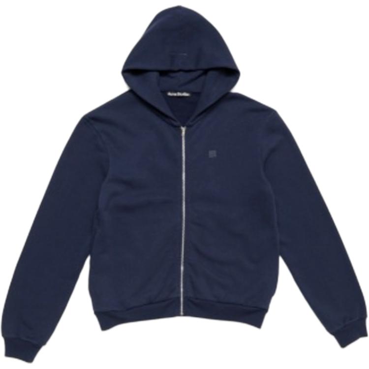 Худи Acne Studios Zip Hoodie (синее)